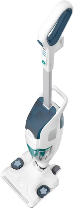 Rowenta Bodendampfreiniger Clean & Steam Revolution RY7757 | 2 In 1 Reingung | Verdampfer Für ätherische Öle | Alle Bodenarten | Anti-Kalk-Kartusche | Weiß/Blau -Philips Haushaltsgeräte Verkaufsgeschäft 9013f95933a48ea2891a0b5b92cd1a64