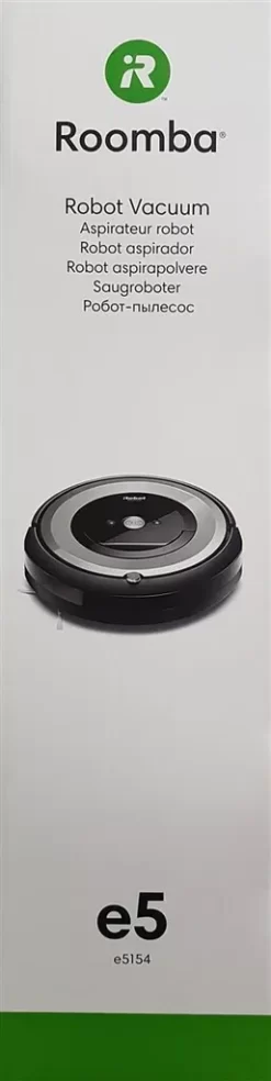IRobot Roomba E5 (E5154) Staubsauger-Roboter Silber - Für Hartböden, Teppich, Tierhaare