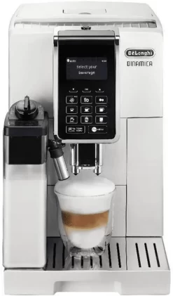 Delonghi ECAM 353.75.W Dinamica Kaffeevollautomat Weiß 1450 Watt 1,8L Tank
