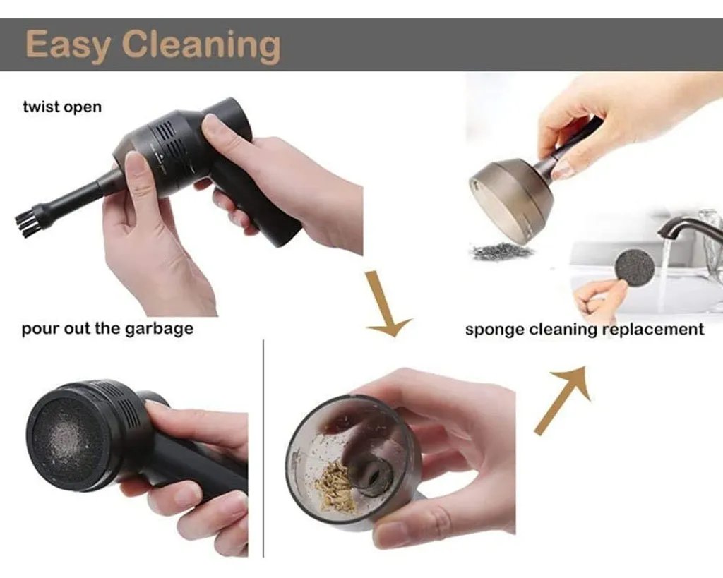 Tastaturreiniger Mit Reinigungsgel, Tischsauger Mit USB-Anschluss, Kabelloser Tastaturreiniger, Sauger Für Den Computer Mit Batterien, Ideal Zum Reinigen Von Gaming-Tastaturen 3 Tastaturreiniger Mit Reinigungsgel, Tischsauger Mit USB-Anschluss, Kabelloser Tastaturreiniger, Sauger Für Den Computer Mit Batterien, Ideal Zum Reinigen Von Gaming-Tastaturen – Bild 3