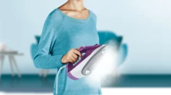 Tefal FV2836 Trocken- & Dampfbügeleisen Keramik-Bügelsohle 2400 W Violett, Weiß -Philips Haushaltsgeräte Verkaufsgeschäft 9d57d6ff1d2f1132e98b0d4af2dca420