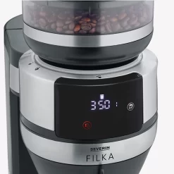 SEVERIN FILKA Vollautomat Für Filterkaffee Mit Thermokanne KA 4851 Aus Edelstahl, Matt-schwarz Edelstahl-gebürstet -Philips Haushaltsgeräte Verkaufsgeschäft 9de1d699f00b76fced6082b34e909b84