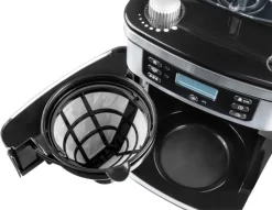 MEDION MD 15486 Kaffeemaschine Mit Mahlwerk Und Glaskanne, Wassertank: 1,5 Liter, 8 Mahlstufen, Max. 1050 Watt, Silber, Edelstahl -Philips Haushaltsgeräte Verkaufsgeschäft 9f2c20194b7378d1f88fa24ee97ffe65