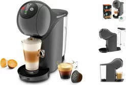 KRUPS NESCAFE DOLCE GUSTO YY4893FD KAPAKE MACHINE + 2 Kisten Espresso- Und Macchiato -Kapseln + Becher Starbucks, Kompakt, Anthrazit -Philips Haushaltsgeräte Verkaufsgeschäft 9f7da348a715599e712c9c79d5edc833