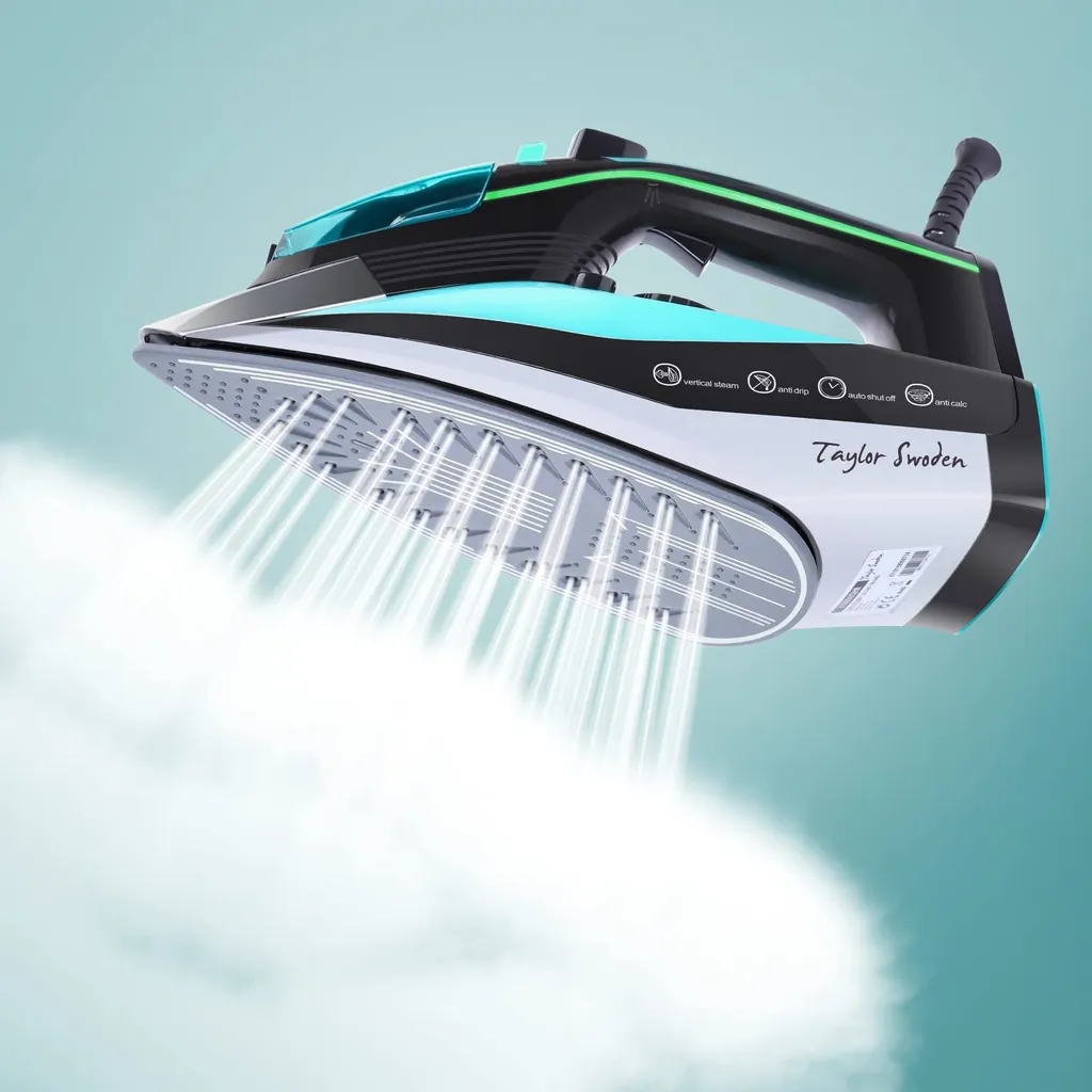 Taylor Swoden Doris - Dampf Bügeleisen 2700 Watt, Keramik-Bügelsohle, Selbstreinigungs- & Sprühwasserfunktion, Tropfstopp, Vertikaldampf 2 Taylor Swoden Doris - Dampf Bügeleisen 2700 Watt, Keramik-Bügelsohle, Selbstreinigungs- & Sprühwasserfunktion, Tropfstopp, Vertikaldampf – Bild 2