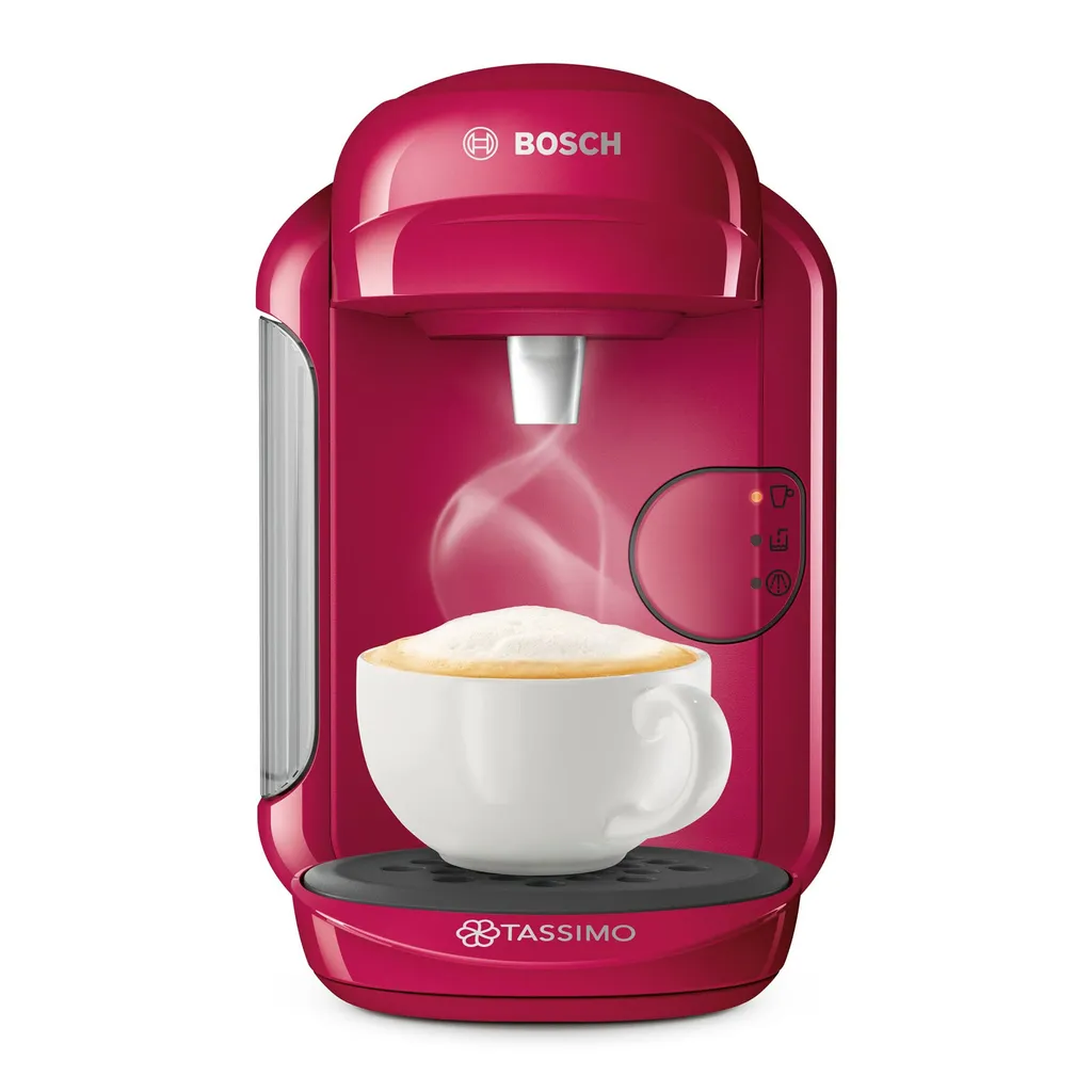 Bosch Tassimo Vivy2 Kapselmaschine TAS1401, Kompaktes Design, Vollautomatisch, Geeignet Für Alle Tassen - Pink 17 Bosch Tassimo Vivy2 Kapselmaschine TAS1401, Kompaktes Design, Vollautomatisch, Geeignet Für Alle Tassen - Pink – Bild 17