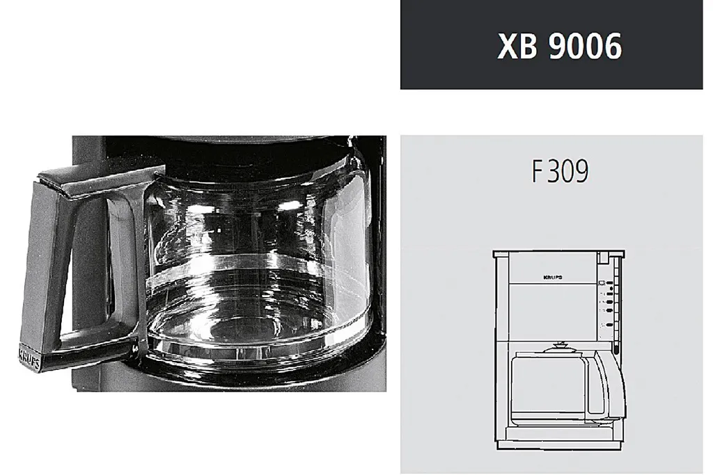 KRUPS Ersatzkanne Ohne Deckel Für F309 4 KRUPS Ersatzkanne Ohne Deckel Für F309 – Bild 4