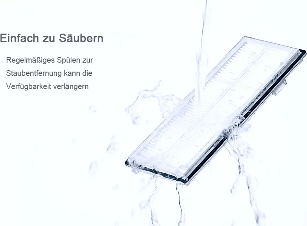 Original Roborock S7 Staubsauger Roboter Staubsaugerfilter Zubehör, Waschbarer HEPA Filter, 2er Pack 7 Original Roborock S7 Staubsauger Roboter Staubsaugerfilter Zubehör, Waschbarer HEPA Filter, 2er Pack – Bild 7