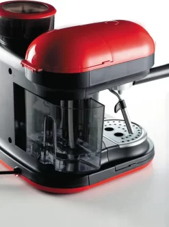 Ariete Siebträger-Espressomaschine Moderna Mit Kaffeemühle Und Aufschäumdüse, Rot/schwarz 34 Ariete Siebträger-Espressomaschine Moderna Mit Kaffeemühle Und Aufschäumdüse, Rot/schwarz -Philips Haushaltsgeräte Verkaufsgeschäft b69cc81893bce1b8e5739ca7dd201322