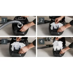 Siemens VSZ7X500 Staubsauger Mit Beutel, Z 7.0, Farbe:Schwarz -Philips Haushaltsgeräte Verkaufsgeschäft b89e85e8addbec4c4e0bc290647936ac