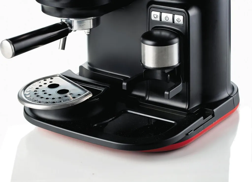 Ariete Siebträger-Espressomaschine Moderna Mit Kaffeemühle Und Aufschäumdüse, Rot/schwarz 18 Ariete Siebträger-Espressomaschine Moderna Mit Kaffeemühle Und Aufschäumdüse, Rot/schwarz – Bild 18