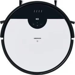 MEDION Saugroboter Mit Wischfunktion Und Zyklon Technologie S20 SW (Alexa App Steuerung, Modell 2021, Extra Flach, Regulierbare Wasserabgabe, Ladestation, Tierhaar Allergiker Optimiert) -Philips Haushaltsgeräte Verkaufsgeschäft bae7a72e419c151b7b7e43b5fe31e3b5
