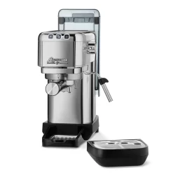 Tchibo Siebträger Espressomaschine „Lapressa“, Mit Doppelauslauf Und Milchaufschäumdüse (15 Bar, 980ml Wassertank), Inkl. Zwei Doppelwandigen Sieben, Für Espresso Und Milchschaum, Edelstahl -Philips Haushaltsgeräte Verkaufsgeschäft bf0b6abe88a29a453bd49b028f70b27f