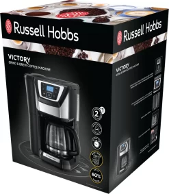 Russell Hobbs 22000-56 Chester Grind Und Brew Glas-Kaffeemaschine Mahlwerk -Philips Haushaltsgeräte Verkaufsgeschäft c0490d165f3527d0574ad17d56967b04