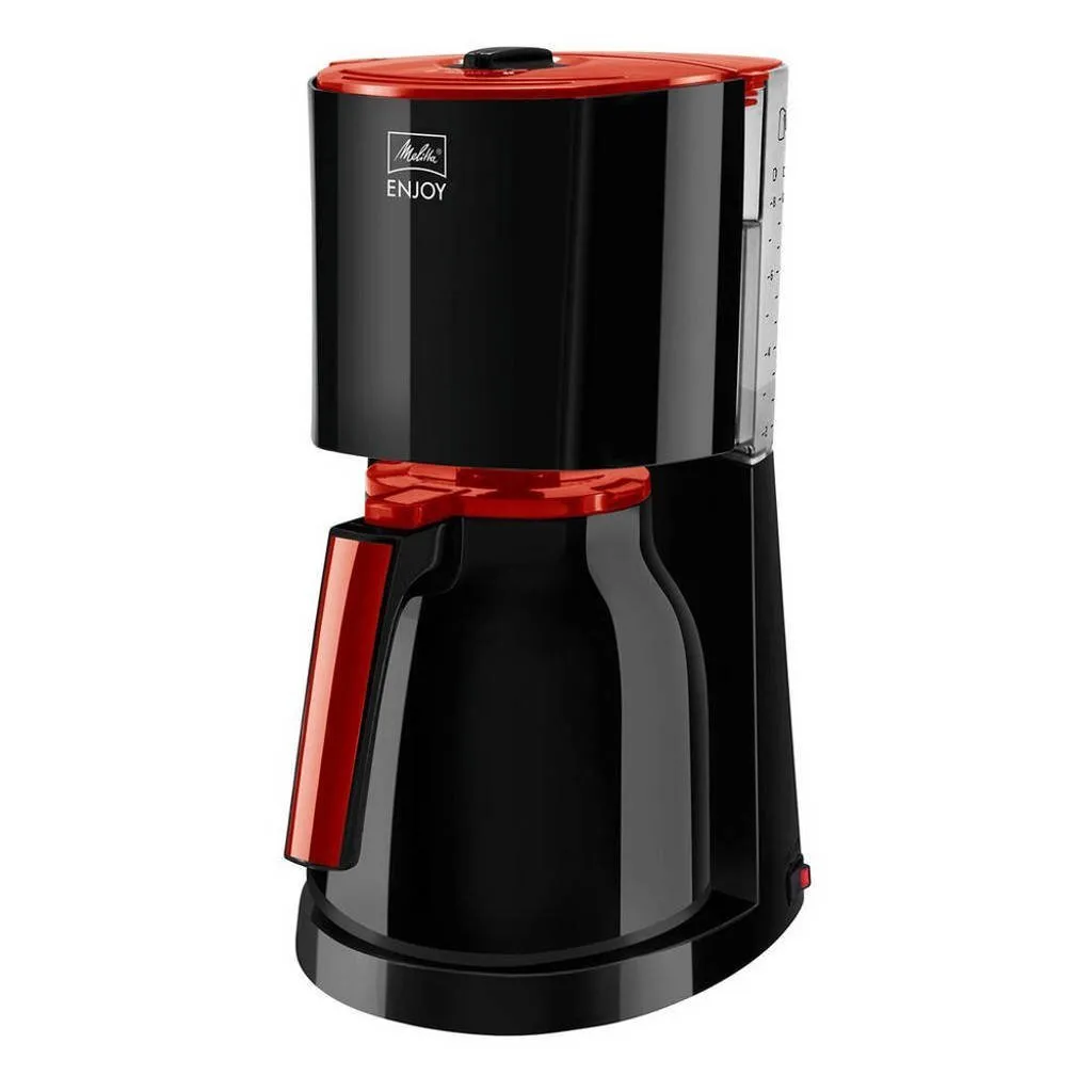 MELITTA 1017-10 Filterkaffeemaschine Mit Enjoy II Therm Isolierkanne - Schwarz Und Rot 2 MELITTA 1017-10 Filterkaffeemaschine Mit Enjoy II Therm Isolierkanne - Schwarz Und Rot – Bild 2