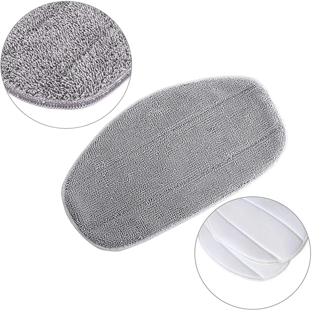 5 Ersatzpads Für Dampfreiniger , Dampfbesen Wischbezug Für Eine Porentiefe Reinigung, Dampfmop Ersatz Mit Klettunterseite 7 5 Ersatzpads Für Dampfreiniger , Dampfbesen Wischbezug Für Eine Porentiefe Reinigung, Dampfmop Ersatz Mit Klettunterseite – Bild 7