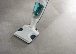 Rowenta Bodendampfreiniger Clean & Steam Revolution RY7757 | 2 In 1 Reingung | Verdampfer Für ätherische Öle | Alle Bodenarten | Anti-Kalk-Kartusche | Weiß/Blau -Philips Haushaltsgeräte Verkaufsgeschäft c51062501eff45dc07c822f6d0e0953a