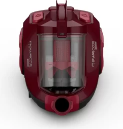 Rowenta Bodenstaubsauger Swift Power RO2933, 750 W, Zylinder-Vakuum, Beutellos, Zyklonal, 77 DB, Schwarz, Burgund