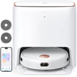 Yeedi Floor 3 Station, Saugroboter Mit Wischfunktion Automatische Mopp-Reinigung, 5100Pa, 3D-Hindernisvermeidung, Perfekt Für Teppich