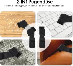 EINFEBEN Staubsauger Ohne Beutel, 3,0L Staubbehaelter, Inkl. Zusatzduesen, Effizienter HEPA-Filter, 900 Watt Bodenstaubsauger Beutellos Fuer Hart- Und Teppichboeden -Philips Haushaltsgeräte Verkaufsgeschäft c97f5684ef645c6631dffadc26f79eff