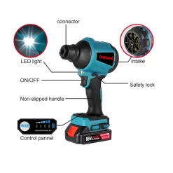 ONEVAN 1000W Kabelloser Staubgebläse Elektrisch Staubtuch Handstaubsauger Luftpumpen Mit 2 Akkus Und 5 Düsen -Philips Haushaltsgeräte Verkaufsgeschäft c987cf7bf5d1d50006e8850bce4f4f52