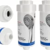 2x FITaqua Duschfilter Wasserfilter Gegen Kalk/Chlor Shower Filter AWF-SWR-P