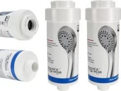 2x FITaqua Duschfilter Wasserfilter Gegen Kalk/Chlor Shower Filter AWF-SWR-P