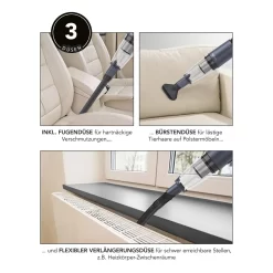 MAXXMEE Akku-Handstaubsauger - Anthrazit Staubsauger Hand Akku Haus Büro Auto Kabellos Beutellos Motor BLDC MAXXMEE -Philips Haushaltsgeräte Verkaufsgeschäft ca781cb6f506251acad0afc899a28856