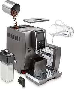 De'Longhi DeLonghi ECAM 370.95.T Dinamica Plus Kaffeevollautomat Silber -Philips Haushaltsgeräte Verkaufsgeschäft cebbc75fc24f446cc782716fadc1e097