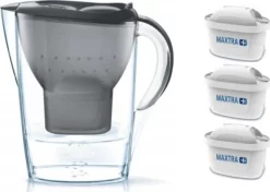 Brita Fill & Enjoy Starterpaket Marella Cool, Gesamtvolumen 2,4 L (gefiltertes Wasser 1,4 L), Incl. 3 Kartuschen MAXTRA+ , Farbe Anthrazit -Philips Haushaltsgeräte Verkaufsgeschäft d0a892af6f9947a636105adb5e196eb9