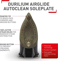 Tefal Ultimate Pure FV9845 Dampfbgeleisen (Dampfbgeleisen, Durilium Autoclean Soleplate, 3 M, 260 G/min, Schwarz, Kupfer, 60 G/min) -Philips Haushaltsgeräte Verkaufsgeschäft d149f9451d633f51bb13923494638d79