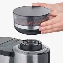 SEVERIN FILKA Vollautomat Für Filterkaffee Mit Thermokanne KA 4851 Aus Edelstahl, Matt-schwarz Edelstahl-gebürstet -Philips Haushaltsgeräte Verkaufsgeschäft d2fa9b3292f6ad6dba6c29e62c31c385