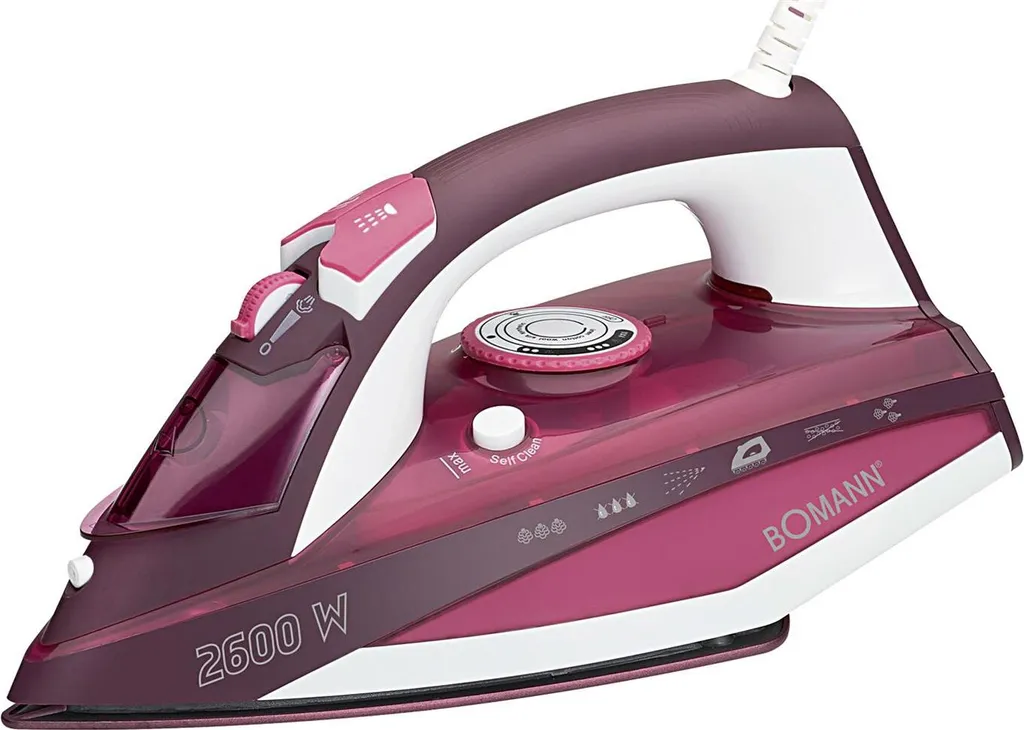 BOMANN Dampfbügelautomat DB 6005 CB Weiß/rot Dampf Bügeleisen 7 Funktionen 11 BOMANN Dampfbügelautomat DB 6005 CB Weiß/rot Dampf Bügeleisen 7 Funktionen – Bild 11