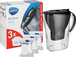 Brita Fill & Enjoy Starterpaket Marella Cool, Gesamtvolumen 2,4 L (gefiltertes Wasser 1,4 L), Incl. 3 Kartuschen MAXTRA+ , Farbe Anthrazit -Philips Haushaltsgeräte Verkaufsgeschäft d5e454a8f3b92a29048205bc8ea2ccf8