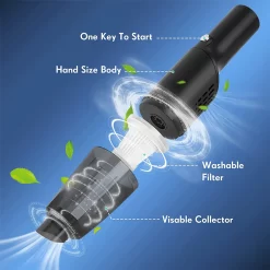 Mini-Staubsauger, Kabelloser Handstaubsauger, 10000 Pa Starke Saugkraft, Tragbarer Auto-Staubsauger, Wiederaufladbar Für Zuhause/Auto/Büro, Nebelblau ,Black 15 Mini-Staubsauger, Kabelloser Handstaubsauger, 10000 Pa Starke Saugkraft, Tragbarer Auto-Staubsauger, Wiederaufladbar Für Zuhause/Auto/Büro, Nebelblau ,Black -Philips Haushaltsgeräte Verkaufsgeschäft d688ed45f64b4b28209d41be30ab1929 1