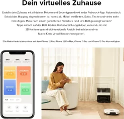 Roborock S7 Pro Ultra Sonic Saugroboter Mit Empty Wash Fill Dock Absaugstation Selbstwaschend Selbstauffüllend Selbstentleerend Kindersicherung LiDAR 3D Mapping APP -Philips Haushaltsgeräte Verkaufsgeschäft d8b09465619866832f141ac3181c7b94