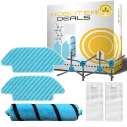 Zubehör Set Cecotec Conga 5090, 5490, 6090 Und 7090 (4x Seitenbürsten, 2x Pad, 2x Filter, 1x Hauptbürste)