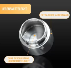 Thiru Espressokocher Induktion L Premium Mokkakanne Aus Edelstahl Inkl. Toolset (Silber, 4 Tassen (200ml)) -Philips Haushaltsgeräte Verkaufsgeschäft db271c1d6f02f8580569d2e16edb7fd1