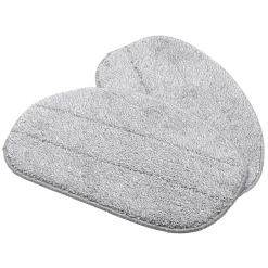 Vhbw 2x Wischbezug Kompatibel Mit Leifheit CleanTenso Dampfreiniger, Dampfmop - Mikrofaser, Grau