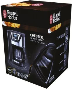 Russell Hobbs 22000-56 Chester Grind Und Brew Glas-Kaffeemaschine Mahlwerk -Philips Haushaltsgeräte Verkaufsgeschäft dd8a0221ff7f8f8632d71c10c83f5fa6