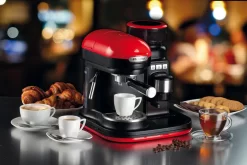 Ariete Siebträger-Espressomaschine Moderna Mit Kaffeemühle Und Aufschäumdüse, Rot/schwarz 23 Ariete Siebträger-Espressomaschine Moderna Mit Kaffeemühle Und Aufschäumdüse, Rot/schwarz -Philips Haushaltsgeräte Verkaufsgeschäft ddc2f51390d5db1c65a9b4216cbe3574