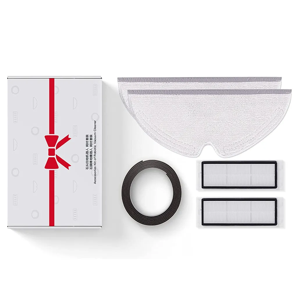 Original Roborock Zubehörset,mit 1*Magnetband, 2*HEPA Filter Und 2*Wischmopp Für Staubsauger Der S6, S5 Und E Serie 2 Original Roborock Zubehörset,mit 1*Magnetband, 2*HEPA Filter Und 2*Wischmopp Für Staubsauger Der S6, S5 Und E Serie – Bild 2