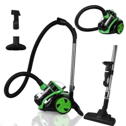 EINFEBEN Staubsauger Efficiency Bodenstaubsauger Zyklon Beutellos 900 Watt Beutel Grün