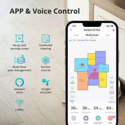 360 SMARTAI Botslab S8 Plus Staubsauger Roboter Mit Absaugstation 4L, 2700Pa Saugroboter Mit Wischfunktion Lasernavigation,Kartierung Mehrerer Etagen -Philips Haushaltsgeräte Verkaufsgeschäft dfa70f57ddb7754d0f990acb38b2e4e4