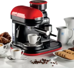 Ariete Siebträger-Espressomaschine Moderna Mit Kaffeemühle Und Aufschäumdüse, Rot/schwarz 27 Ariete Siebträger-Espressomaschine Moderna Mit Kaffeemühle Und Aufschäumdüse, Rot/schwarz -Philips Haushaltsgeräte Verkaufsgeschäft e0470ec8c5be1ba35d075ff87136be20