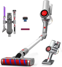 Redroad V17 Silberner Kabelloser Handstaubsauger