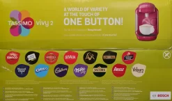 Bosch Tassimo Vivy2 Kapselmaschine TAS1401, Kompaktes Design, Vollautomatisch, Geeignet Für Alle Tassen - Pink 28 Bosch Tassimo Vivy2 Kapselmaschine TAS1401, Kompaktes Design, Vollautomatisch, Geeignet Für Alle Tassen - Pink -Philips Haushaltsgeräte Verkaufsgeschäft e2e9680fc0e3dff3efe110b963737161
