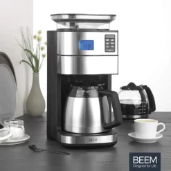 BEEM FRESH-AROMA-PERFECT II Filterkaffeemaschine Mit Mahlwerk - Thermo Kaffeemaschine Filterkaffeemaschine 10 Tassen Timer Thermoskanne Edelstahl 25 BEEM FRESH-AROMA-PERFECT II Filterkaffeemaschine Mit Mahlwerk - Thermo Kaffeemaschine Filterkaffeemaschine 10 Tassen Timer Thermoskanne Edelstahl -Philips Haushaltsgeräte Verkaufsgeschäft e3a1562484a8075fa4989a44c35bd13f