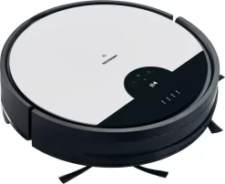 MEDION Saugroboter Mit Wischfunktion Und Zyklon Technologie S20 SW (Alexa App Steuerung, Modell 2021, Extra Flach, Regulierbare Wasserabgabe, Ladestation, Tierhaar Allergiker Optimiert) -Philips Haushaltsgeräte Verkaufsgeschäft e6974450fd8026e983bd06f695abf881