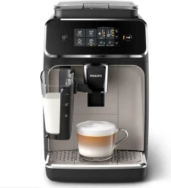 PHILIPS CAFT2235 / 40 / PHI - Automatische Espressomaschine Mit Mahlwerk - 3 Getränke - LatteGo - Touchscreen - Zinkbraun -Philips Haushaltsgeräte Verkaufsgeschäft e9bc7ba9e24a6f685f97aada4ab80501